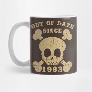 skull out of date since 1982 Mug